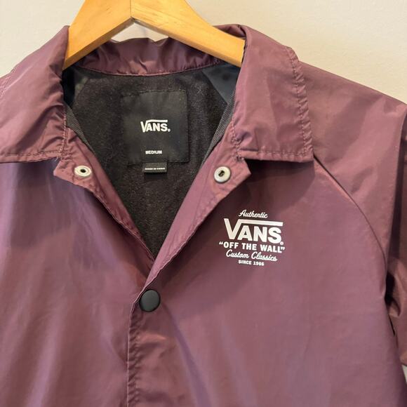 Retro Style Authentic Van Torrey Jacket Purple Youth-Unisex Size Medium - Picture 3 of 4